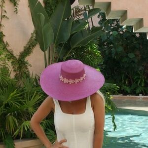 FLOR STRAW HAT